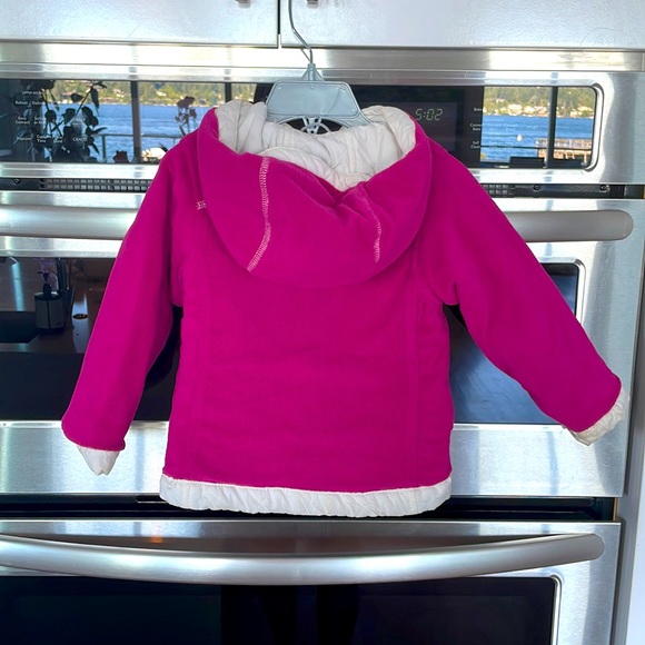 Reversible Columbia light hooded puffer fleece - Picture 5 of 7